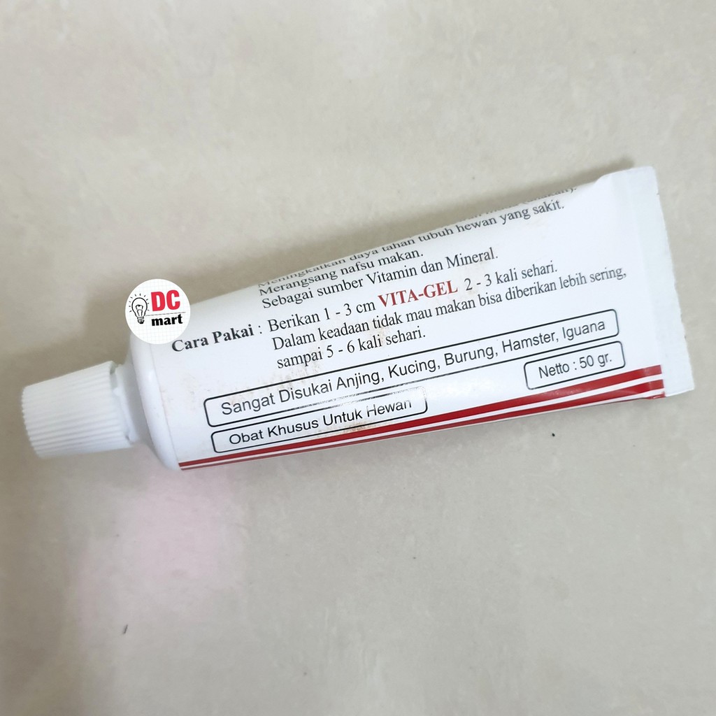 Vita Gel Suplemen Vitamin Vitagel Vitamin Kucing Vitamin Anjing Vitamin Hamster Burung