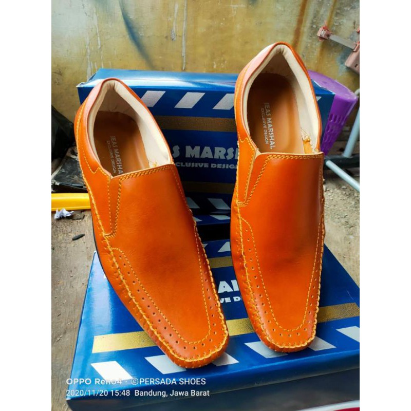 Sepatu Casual Kulit Pria Jeas Marshal Kr 101 ( Produksi Sendiri )