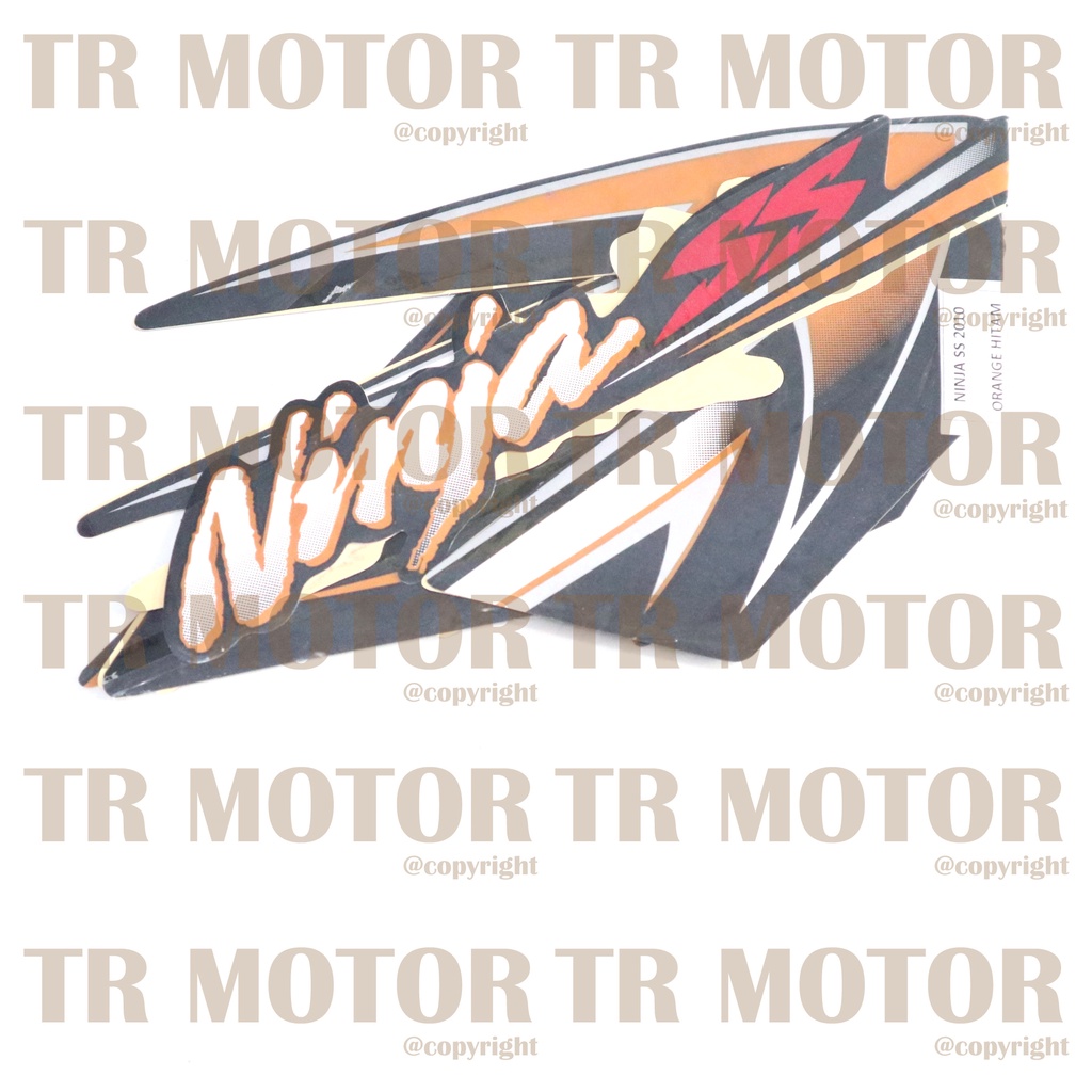 Stiker Motor Ninja SS 2010 Sticker Striping Lis Full Set Motor