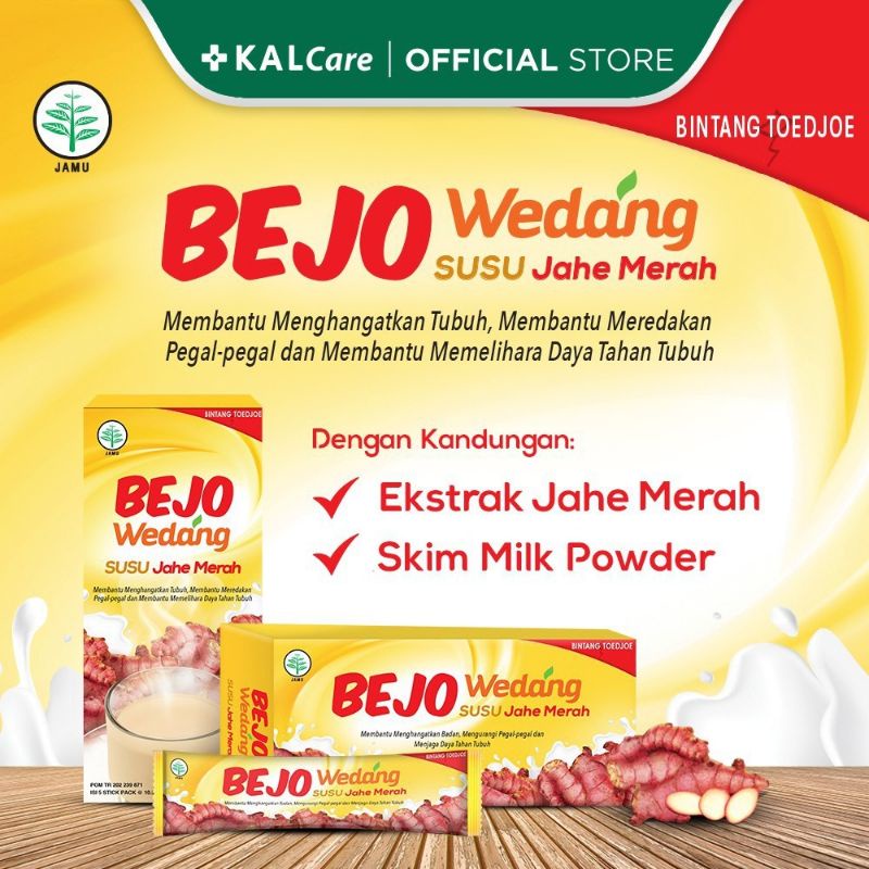 

Bejo Wedang Susu Jahe Merah isi 5's