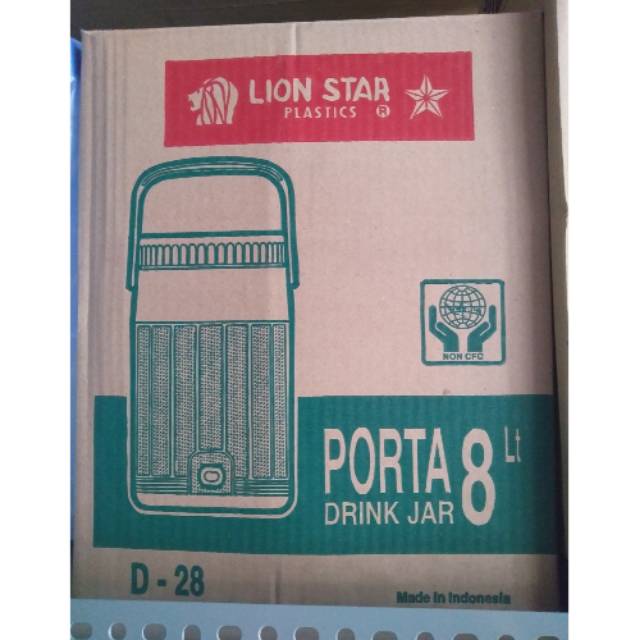 Porta Drink Jar Lion Star 8 Liter