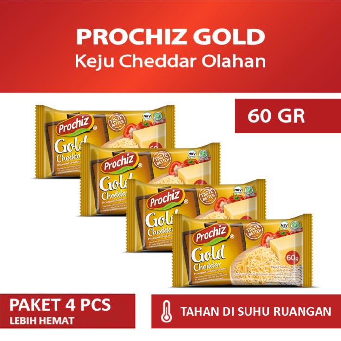 

Ee5F10 Keju Prochiz Gold Mini 60 Gr (Paket 4 Pcs) 6Gddv