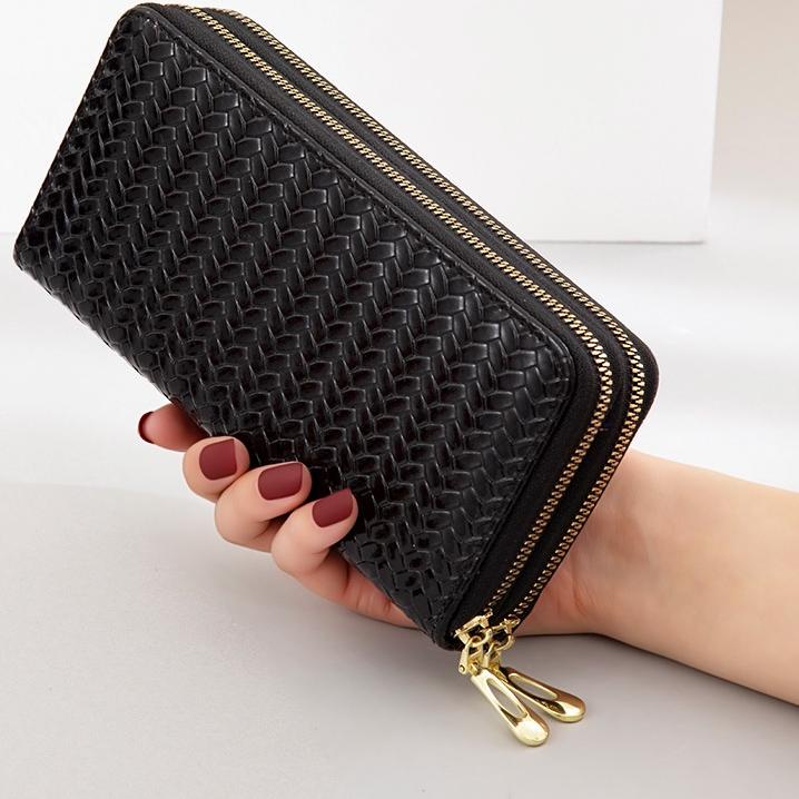 LANGSUNG KIRIM.. DOMPET PANJANG WANITA 2 RESLETING PESTA KULIT PREMIUM LEGIA FASHION KOREA BRANDED I