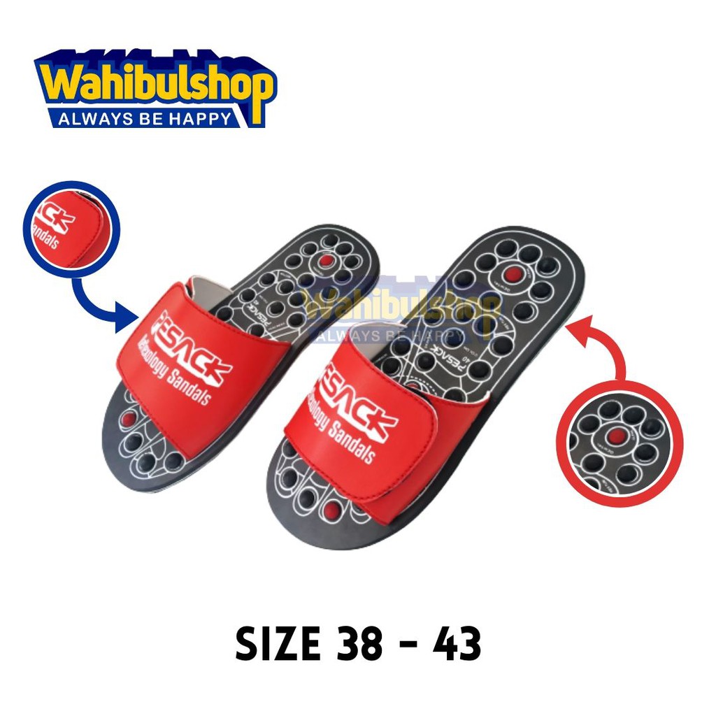 Sandal Kesehatan Terapi  Rematik Pesack Kesehatan Refleksi Size 38 - 42-3