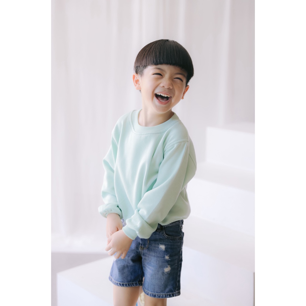 HOODIE GOODIE Kids Sweater Mint