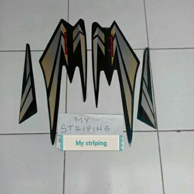 Stiker RX King 2002 hijau