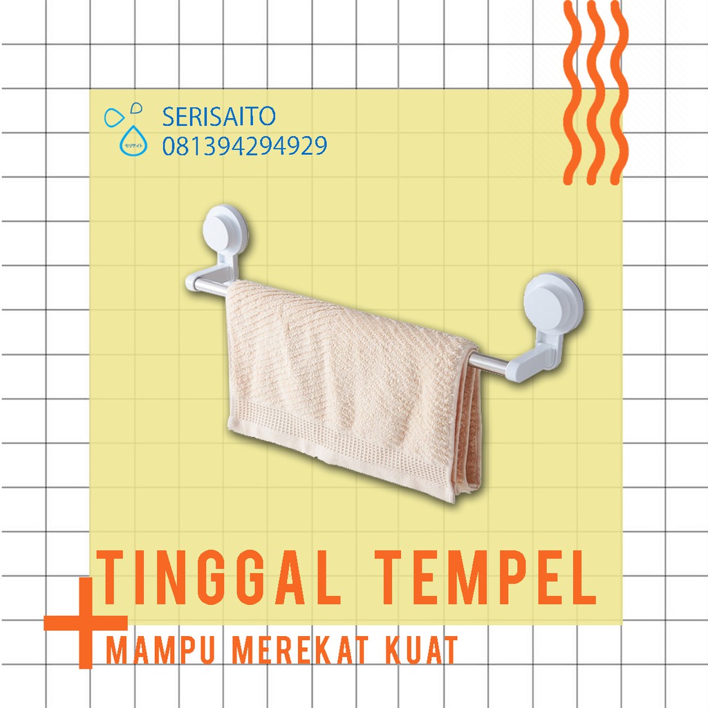 Rak Handuk Dinding Tempel Gantungan Handuk Rak Dapur Unisoh Hanger