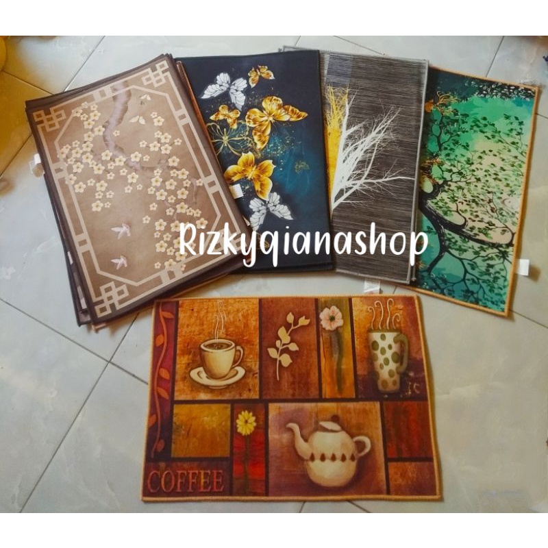 KESET KARPET 60X40 MOTIF MINIMALIS/KESET KAMAR MANDI ANTI SLIP