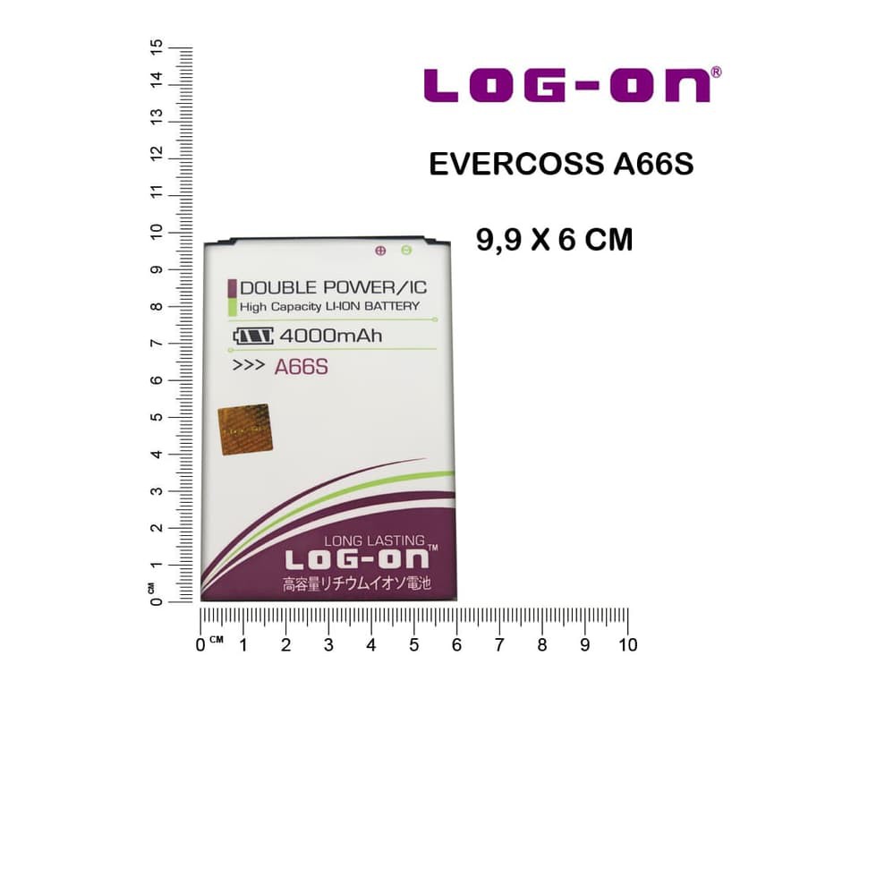 BATERAI EVERCOSS A66S - LOG ON DOUBLE POWER BATTERY BATRE