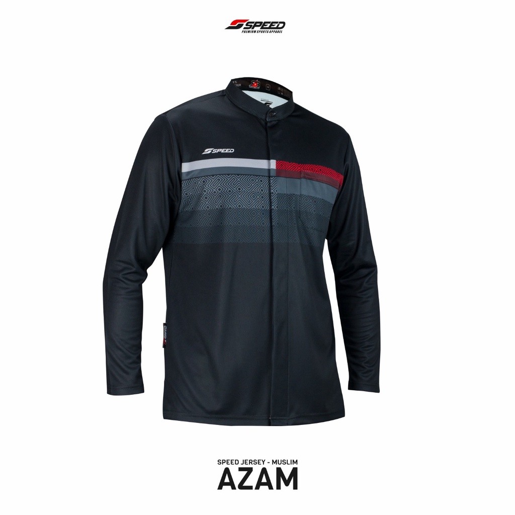 SPEED JERSEY - Baju Koko Pria - Azam