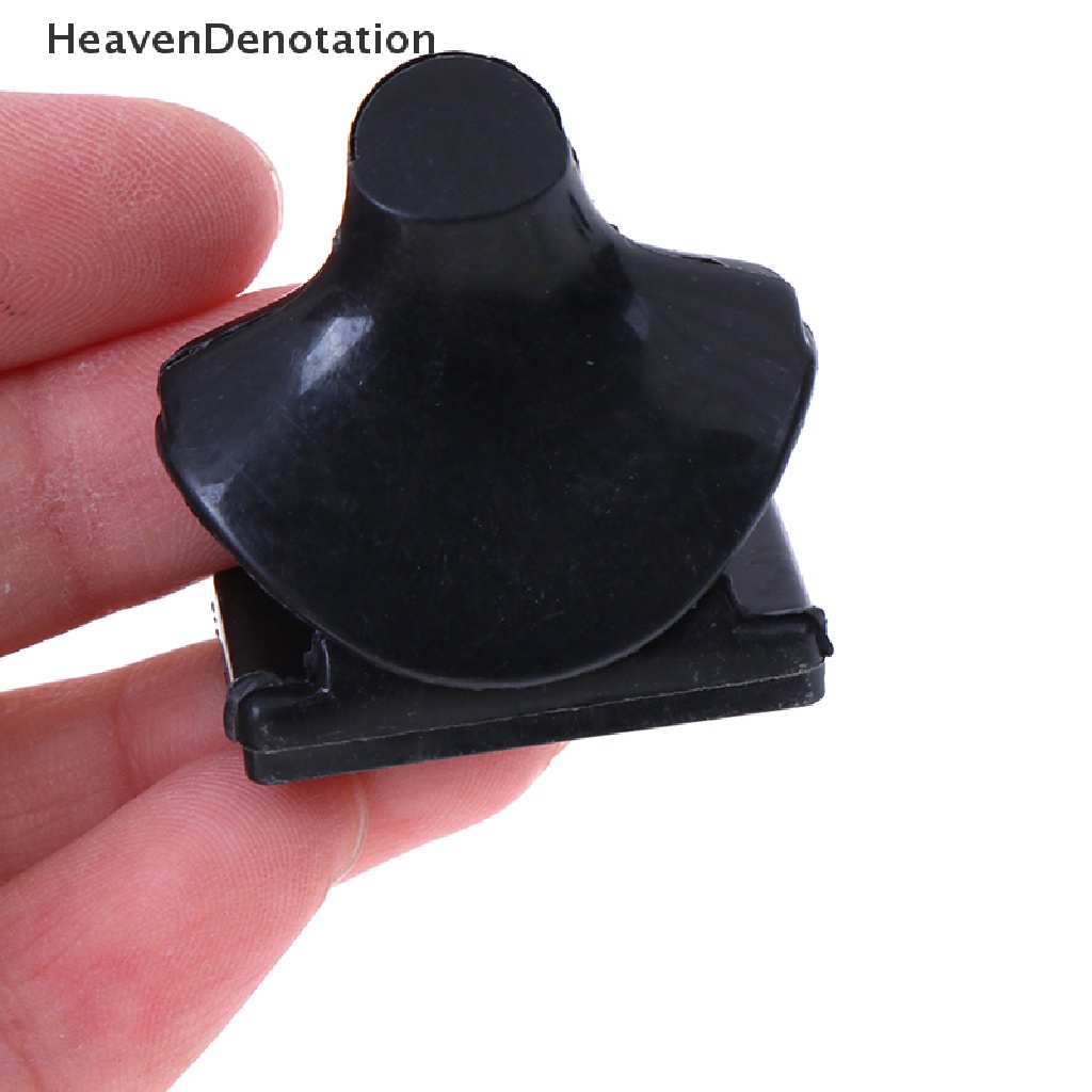 [HeavenDenotation] 5Pcs Dollhouse miniature black necklace bracket jewelry bracket toy accessories