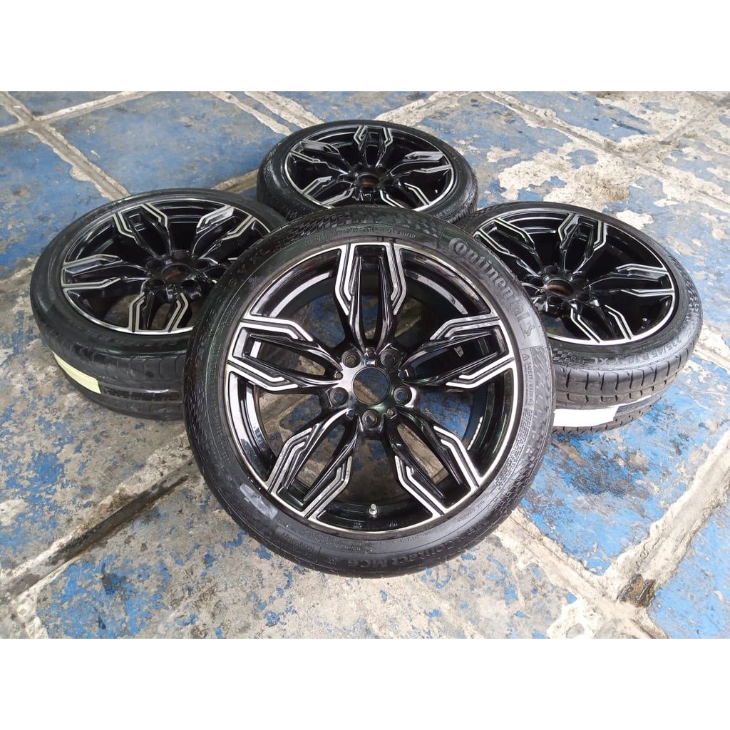velg seken bekas murah bmw ring 18x85 95 pcd 5x120 seken plus ban seken murah