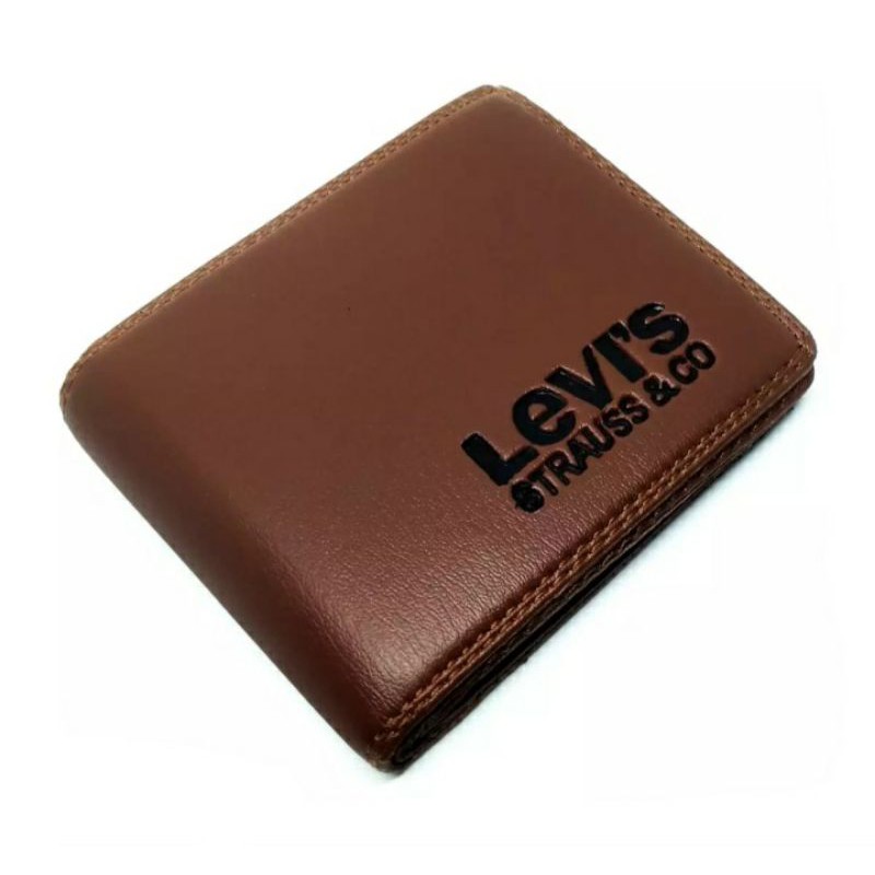 Dompet Lipat Kulit PU LEATHER PREMIUM Dompet Pria Dompet Lipat Dua Dompet Fashion