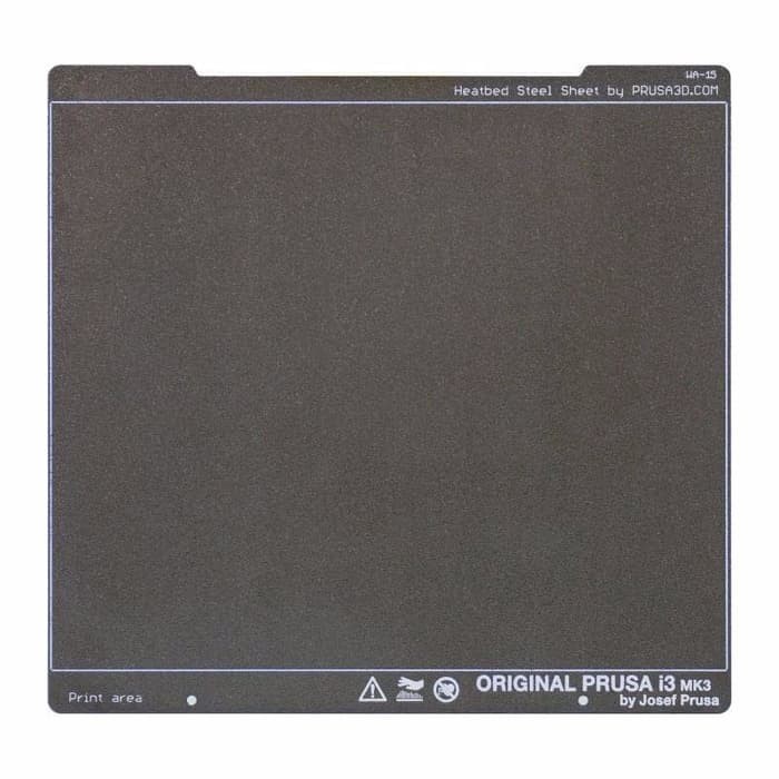 Original Prusa i3 MK3 Double-sided Textured PEI Powder-coated Sheet