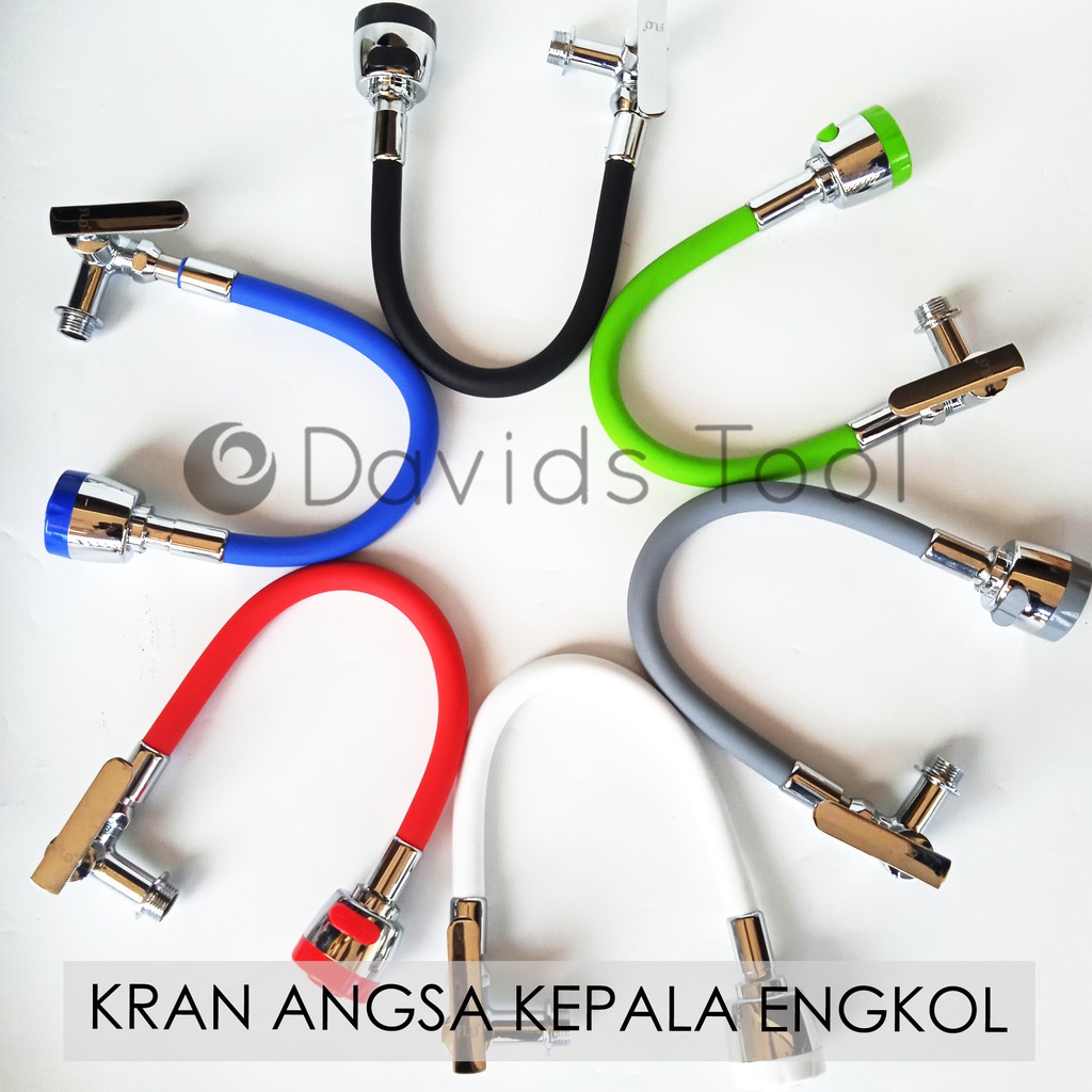 Kran Angsa Fleksibel Keran Air Cuci Piring Dapur Sink Karet Engkol Flexible Flo