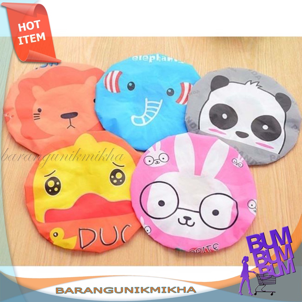 Shower Cap Motif  / ShoweR Cap Karakter