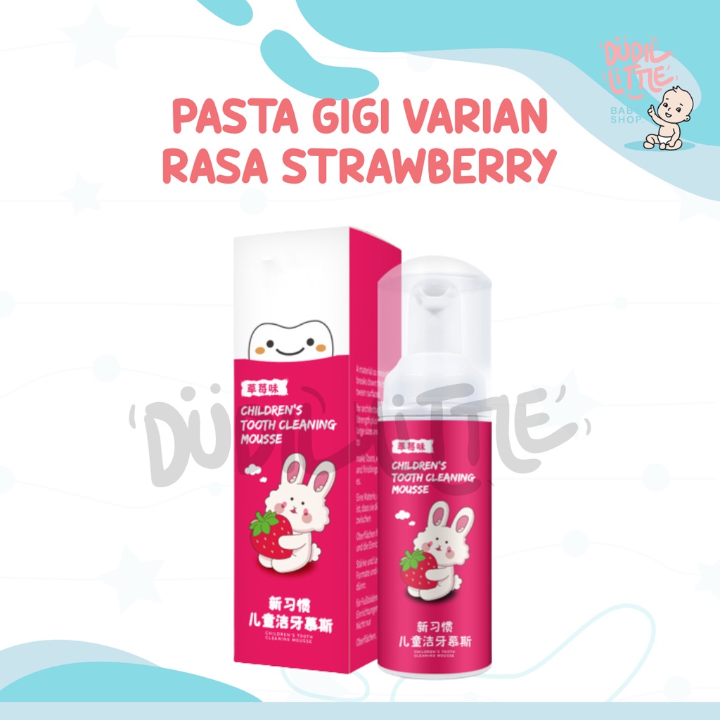 Pasta Gigi Anak Odol Busa Varian Rasa Buah Children's Tooth Cleaning Mouth Untuk Sikat Model U