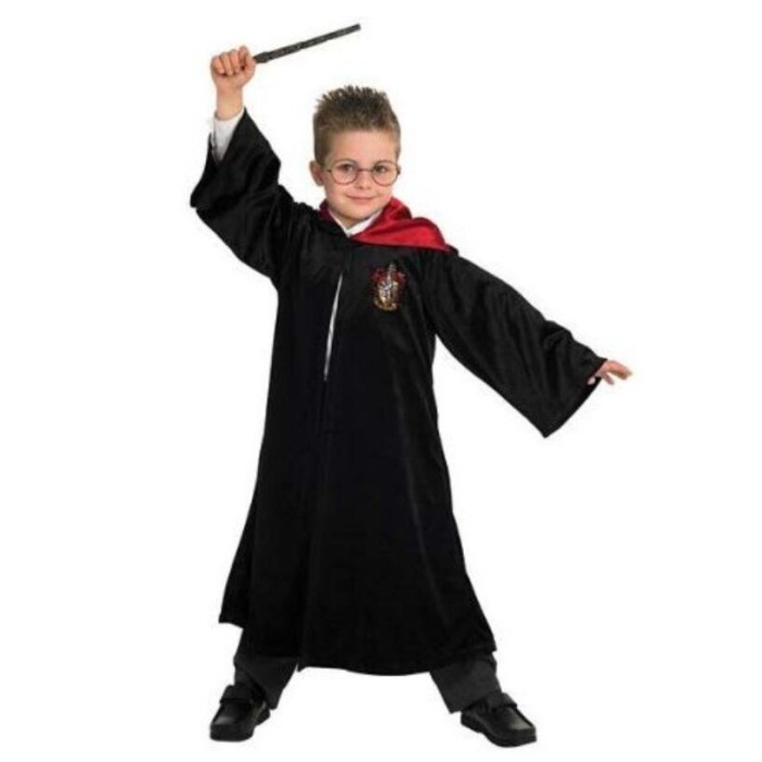 TERLARIS" JUBAH HARRY POTTER KOSTUM COSPLAY HALLOWEEN BAJU KARAKTER ANAK *U>
