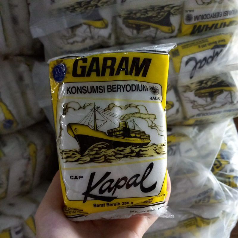 

Garam Cap Kapal [ASLI] kemasan 250gr