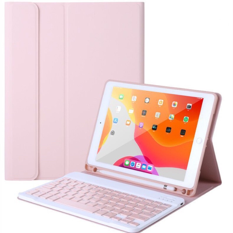 ipad air 1 2 pro 9 7 6th new ipad 9 7 smart flip keyboard wireless case with stylus holder