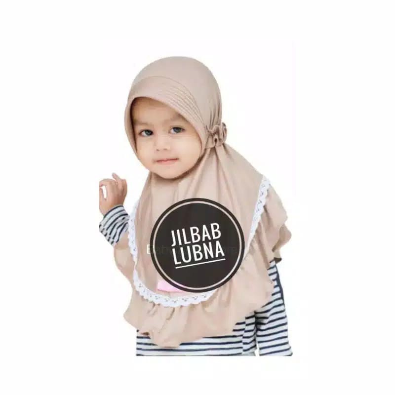 Jilbab Anak Bayi Balita Lubna Usia 0-3 Tahun Bahan Jersey Terbaru Termurah / Alody's Collection