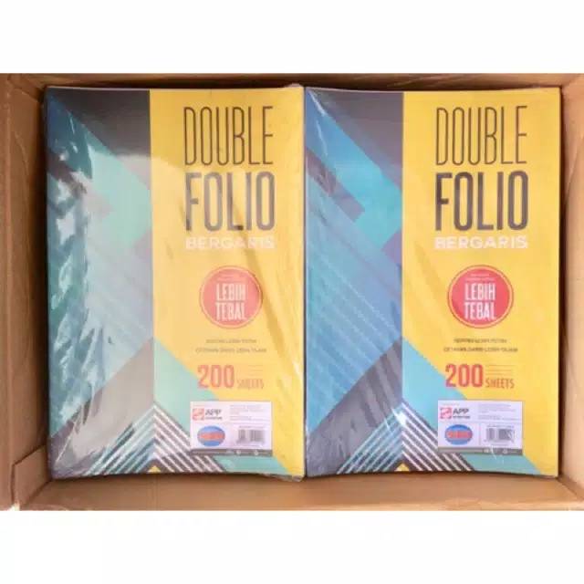 

Kertas Double folio sidu isi 100/200 lembar