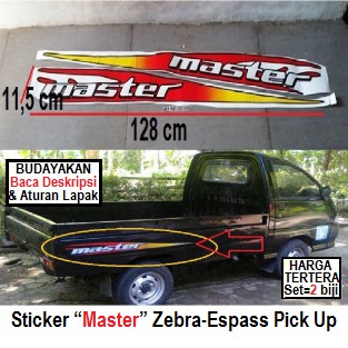 Variasi Stiker  Mobil  Pick Up Espass  Aksesoris Kita