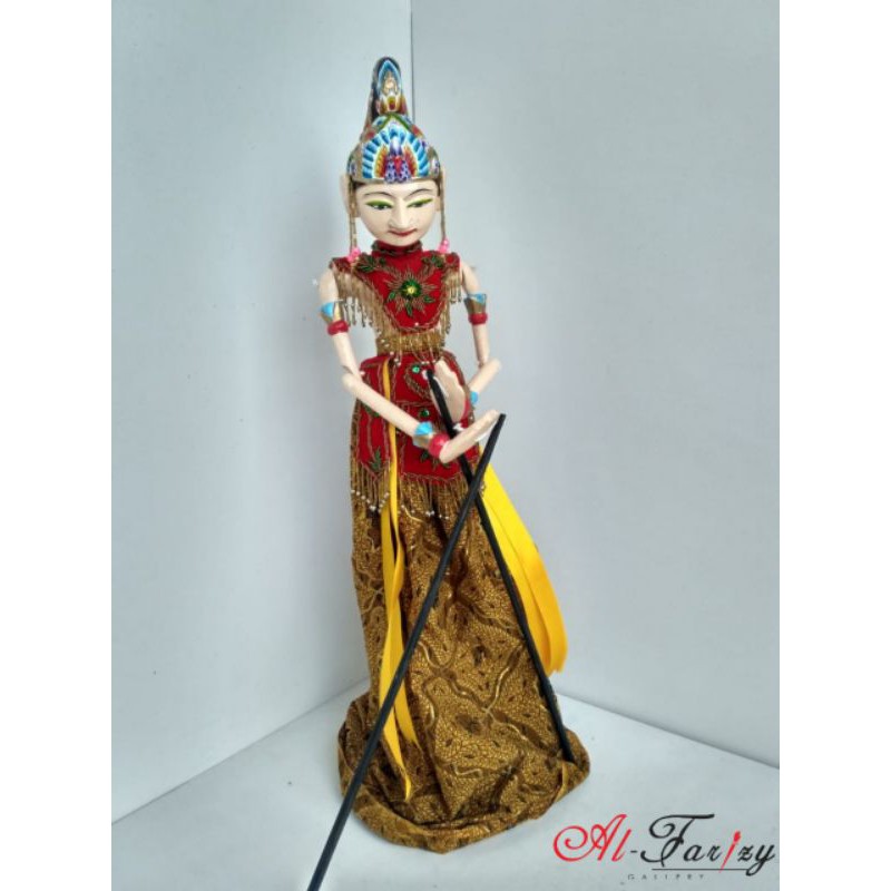 Wayang Golek Arjuna kualitas medium ukuran 60 cm