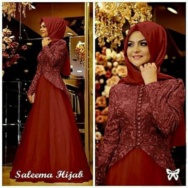 Maxi salema, maxi dress, dress muslim, dress lebaran, baju lebaran, gamis, gamis lebaran, kekinian