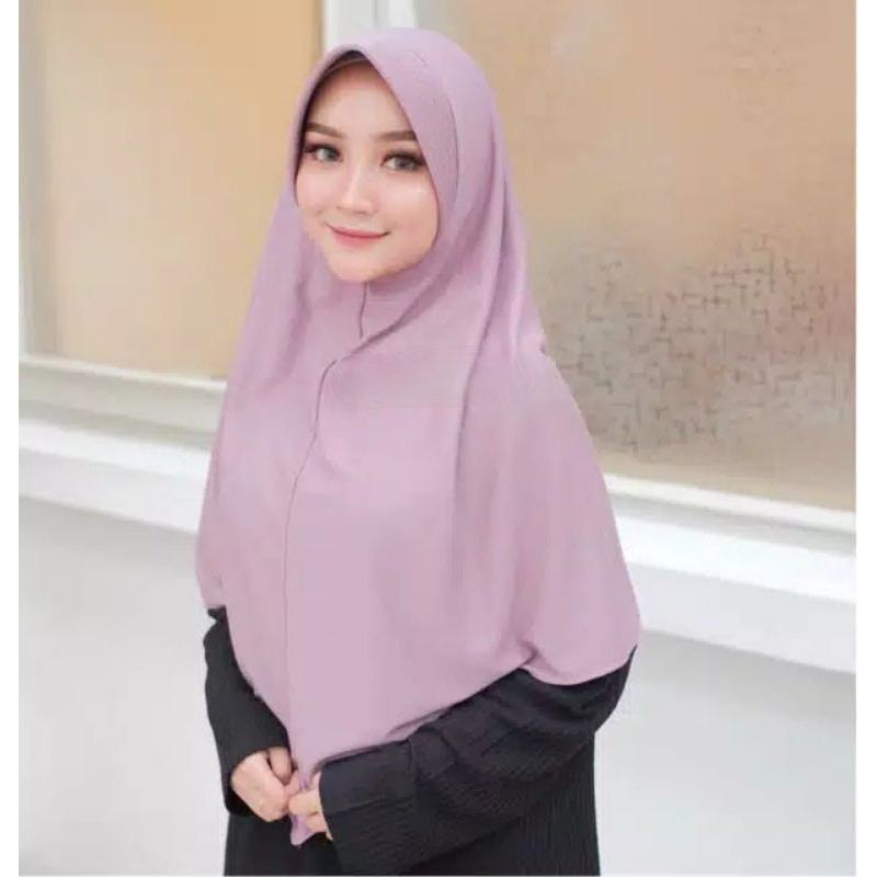 KHIMAR PET JUMBO PINGUIN HIJAB INSTAN 75*100 WOLFIS PET Antem || REALPICT || BISA COD