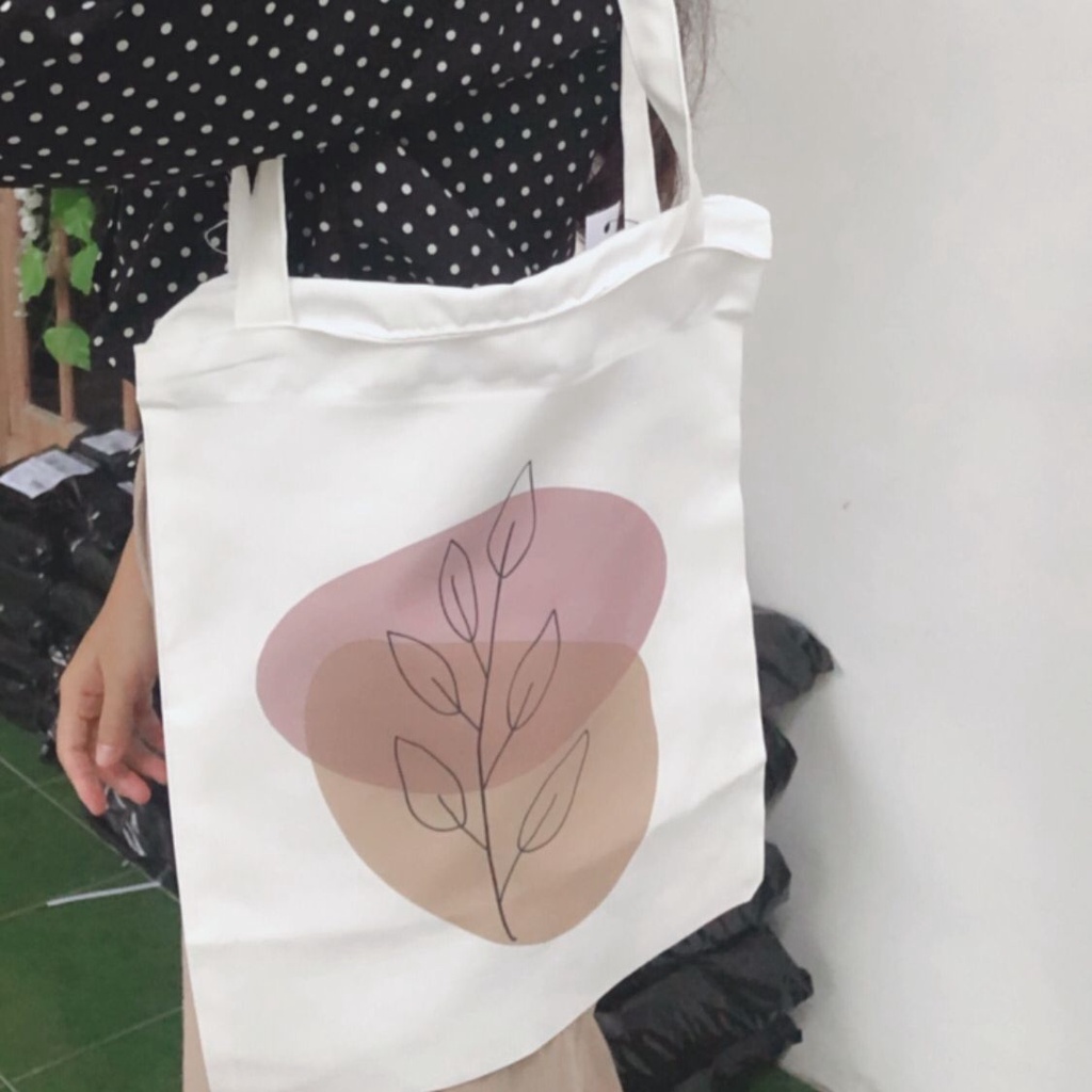 TOTE BAG WANITA KANVAS MOTIF MURAH/ Tote bag wanita premium,Tote bag ala korea Aesthetics, Resleting