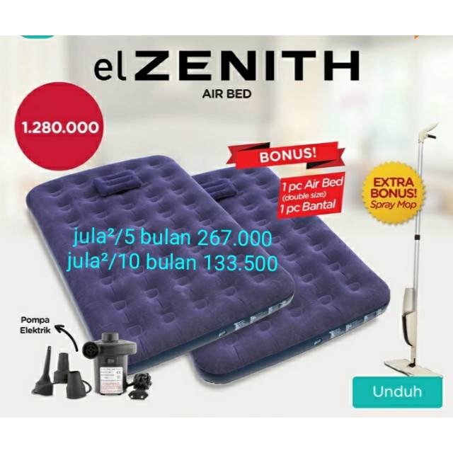 Kasur pompa/kasur angin/kasur korea