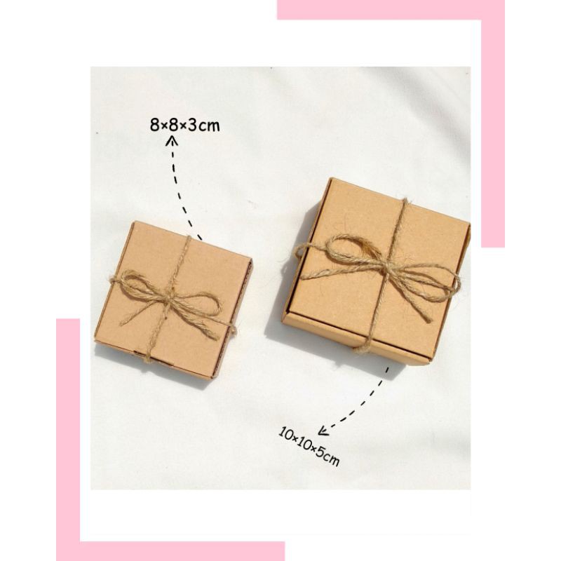 Box / ( box nya saja + tali ) / hampers / dus / hamper / kado / gift / kotak kado / tambahan packing