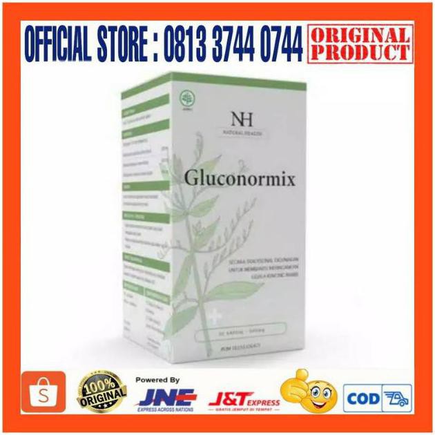 GLUCONORMIX ASLI GLUCONORMIX ORIGINAL KESEHATAN OBAT DIABETES / KENCING MANIS GLUCORNOMIX ASLI