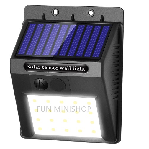 LAMPU DINDING SOLAR TEMBOK TAMAN SOLAR TENAGA MATAHARI OUTDOOR LED SENSOR CAHAYA