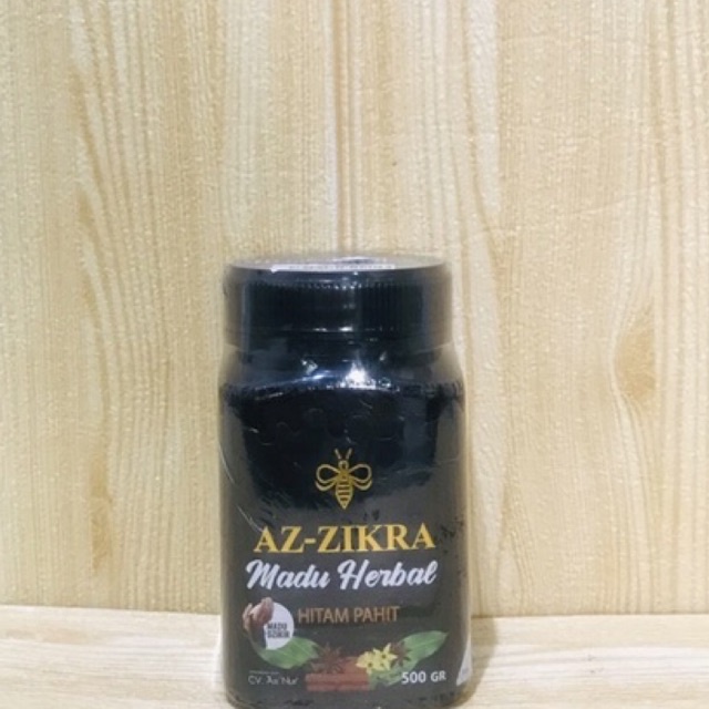 Madu Az - Zikra | Madu Herbal Hitam Pahit 500 Gr | Madu Manis 500 Gr