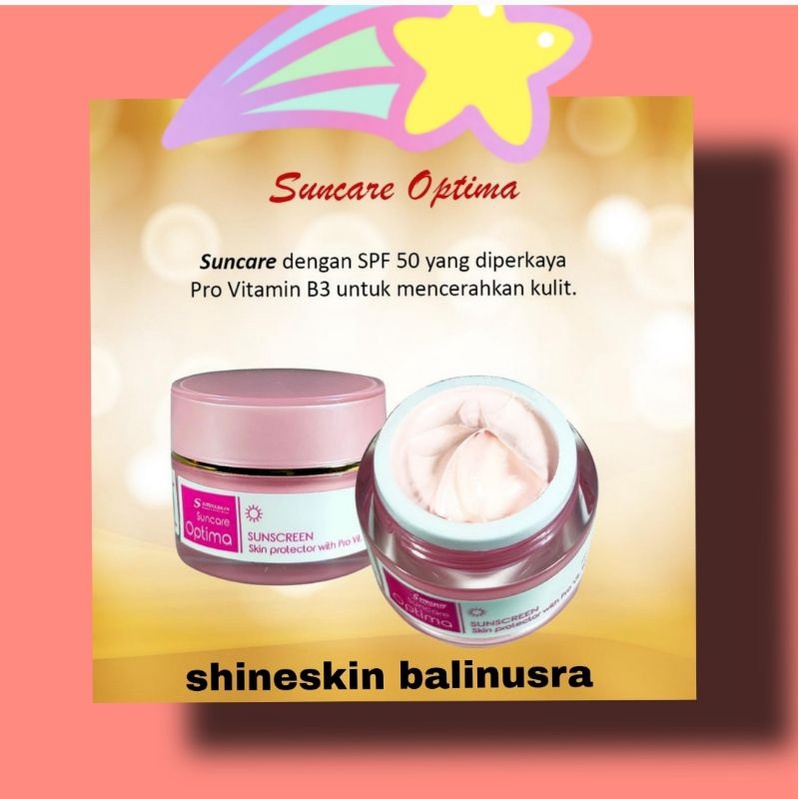 shineskin suncare optima pink