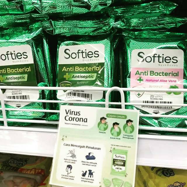 Softies Wipes Antiseptic
