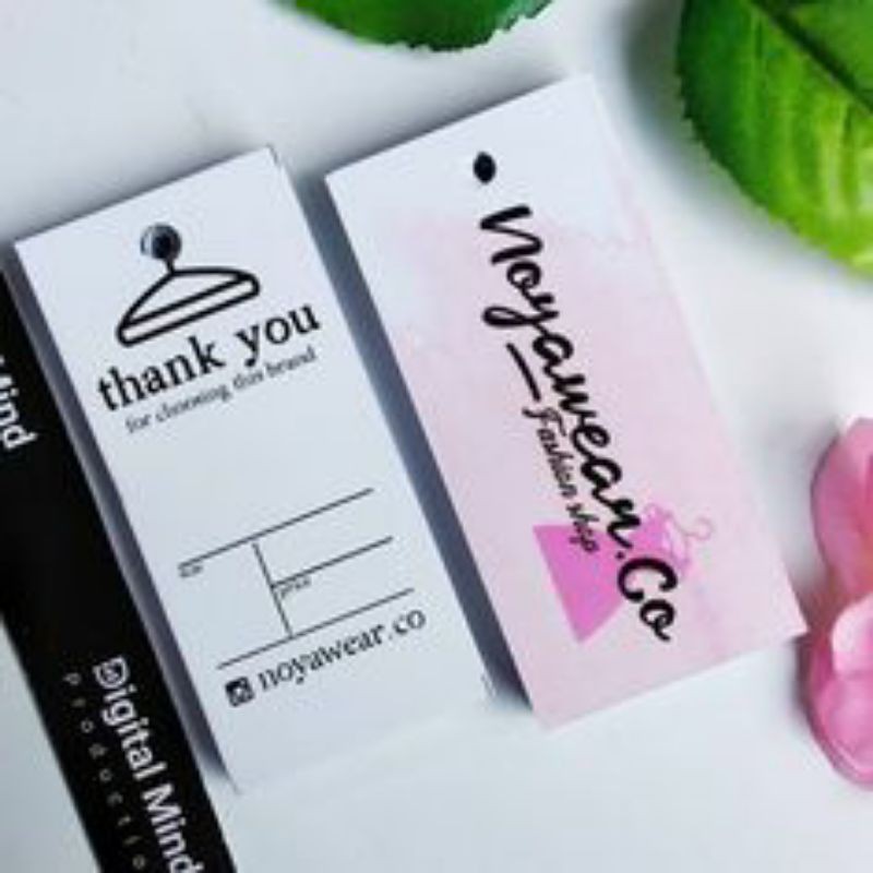 

Hangtag Tag Baju Hijab Kertas Hang Tag Kaos Label Toko_Arsha