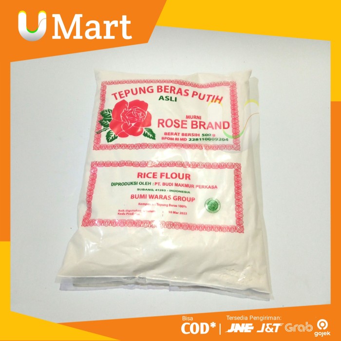 

U Mart - Tepung Beras Rose Brand 500 gr