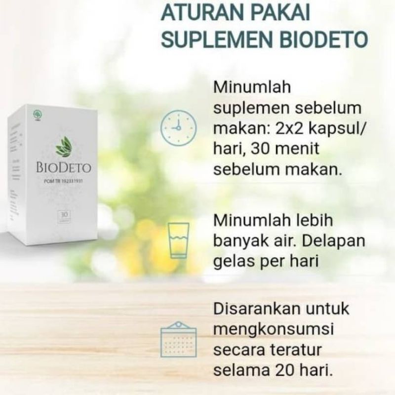 Biodeto Asli Original BPOM Obat Penghilang Anti Parasit Herbal