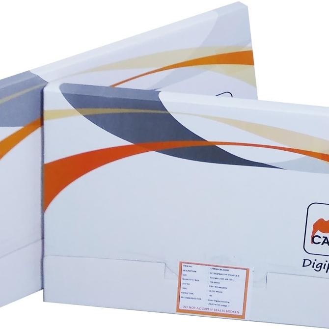 

FREE ONGKIR PROMO sticker vinyl laser A3+ CAMEL DIGIPRINT White Gloss&Transparan