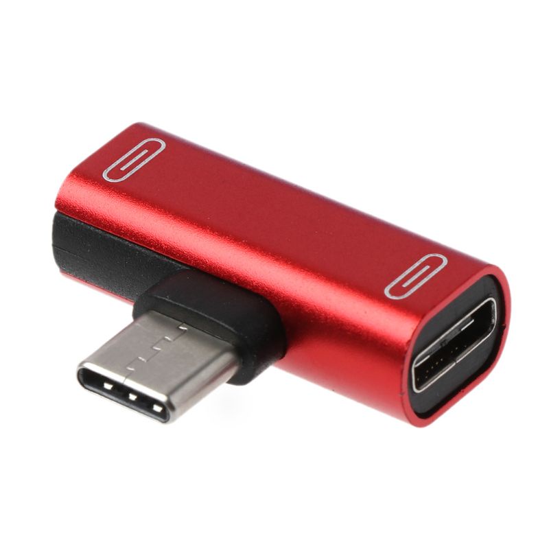 Btsg Dual USB Type C Headphone Aux Adapter Splitter Untuk Note8 9 10 Plus S10 S20 P20