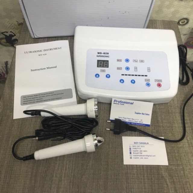 Alat portable facial kecantikan ultrasound, ultrasonic single fuction untuk penetrasi serum detox