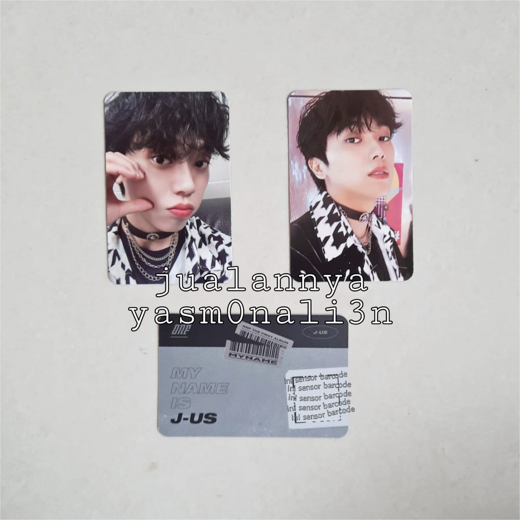 ONF [MY NAME] PHOTOCARD/BARCODE CARD