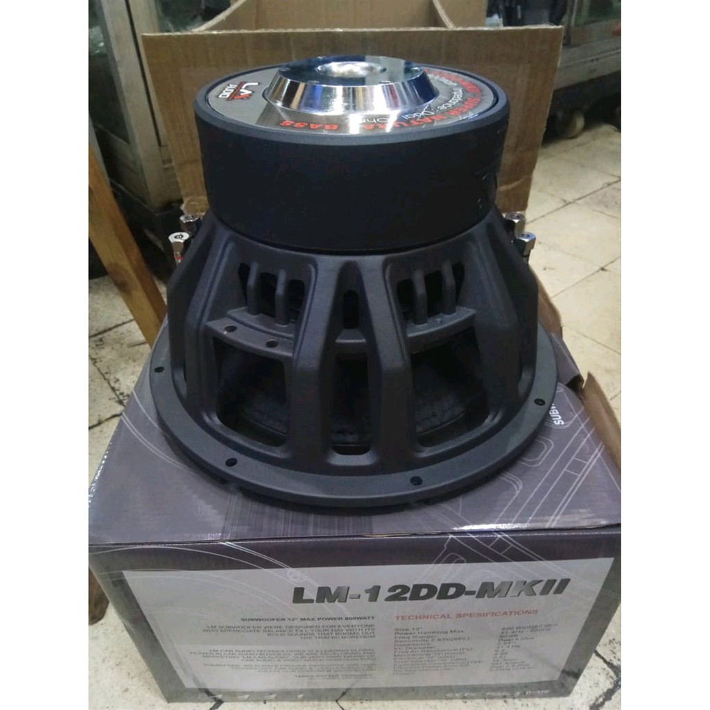 subwoofer lm audio 12 inch