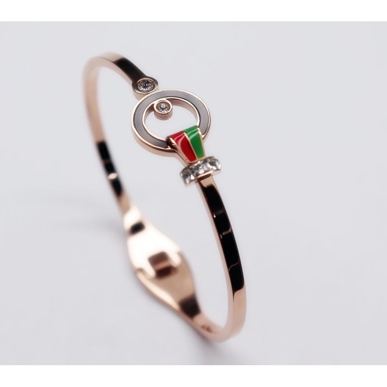 GELANG WANITA FASHION KOREA MODEL GUCCI BULAT DIAMOND S8418