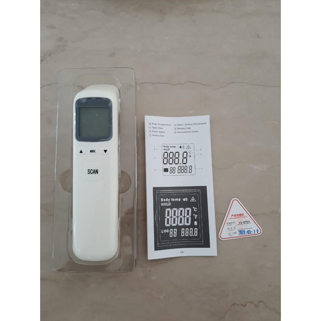 Yostand Termometer Infrared Anak dan Bayi