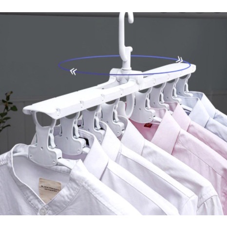 Gantungan Baju Jemuran Portable 8 in 1 Multifunctional Clothes Hanger