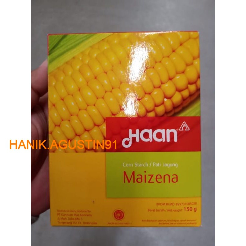 

HAAN Tepung Maizena Maisena HAAN 150gr